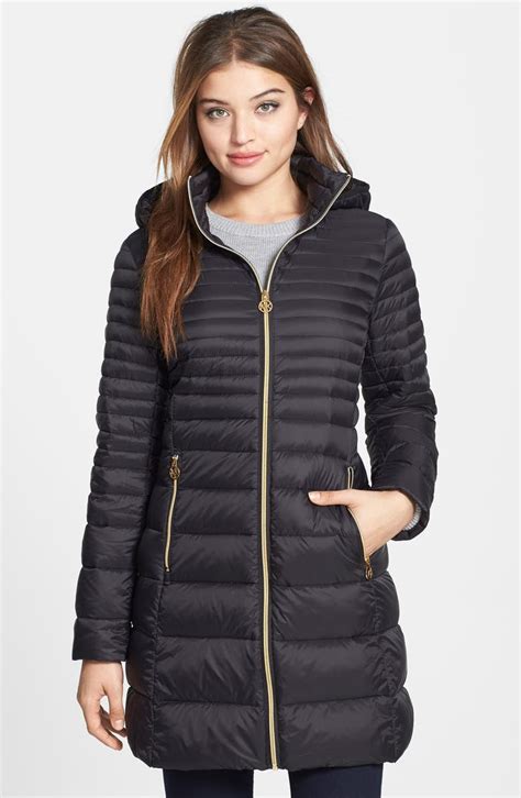 michael kors packable down winter coat|Michael Kors down filled coat.